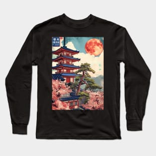 Tardis in Japan Long Sleeve T-Shirt